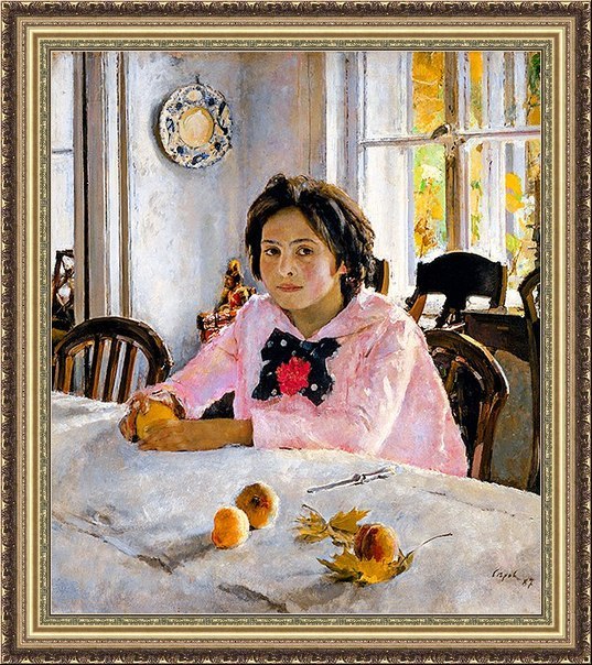 11 интересных фактов о знаменитой картине русского гения «Девочке с персиками»